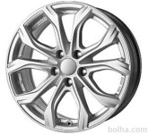 Aluminijasto platišče 5x112 ET39 7,0x16 UNIWHEELS W10 srebrna 66,5
