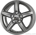 Aluminijasto platišče  5x112 ET46 6,5x16 RC24 TM BROCK titan...