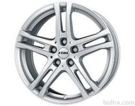 Aluminijasto platišče 5x112 ET46 6,5x16 RIAL BAVARO srebrna 57,1