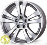 Aluminijasto platišče 5x112 ET48 7,0x16 RIAL DH srebrna 66,5