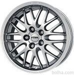Aluminijasto platišče  5x120 ET35 8,0x17 RIAL NORANO srebrna 72,6