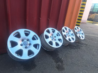 Original ALU PLATIŠČA AUDI 15 COL 5x112 ET 39 7 x 15