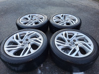 Alu Citroen Exclusive (Ronal) + senzor ventilčki + vijaki - 17 col
