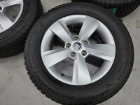 ORIGINAL ŠKODA 16COL Z GUMAMI M+S TOP 16'' luknje 5x112, količina: 4