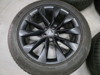 ORIGINAL ŠKODA ENYAQ,VW ID4-5 Z GUMAMI 19'' luknje 5x112, količina: 4