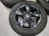 ORIGINAL ŠKODA Z GUMAMI M+S TOP 17'' luknje 5x112, količina: 4