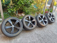 Platišča GMP 8x18 col  5x114.3 z gumami 245 645 R18 + TPMS za Hyundai