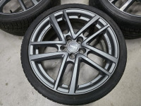 Platišča RIAL Z GUMAMI M+S 18'' luknje 5x100, količina: 4