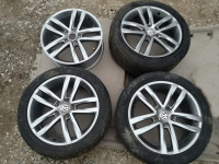 VW Golf VII 7 r line 2016 platišča feltne alu 17 col 4x original