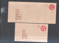 AMERIKA - DVE KUVERTI, kuverta, čisto** - (msmk)