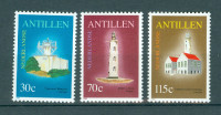 Antili NL Karibi 1991 arhitektura svetilniki serija MNH**