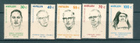 Antili NL Karibi 1992 zaslužne osebnosti III serija MNH**