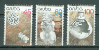 Aruba Karibi 1990 arheologija najdbe serija MNH**