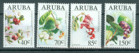 Aruba Karibi 1994 flora divje sadje serija MNH**