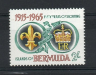 BERMUDA 1965 SKAVTI ORGANIZACIJE ** Mi 187 ** znamka (HV-113)