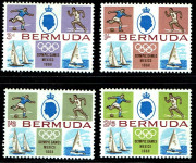 BERMUDA 1968 OLIMPIJADA MEXICO ŠPORT ** Mi 215/218 ** serija (HV-113)