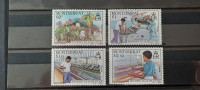 bombažna industrija - Montserrat 1985 - Mi 586/589 - čiste (Rafl01)