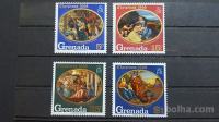 Božič, umetnost - Grenada 1968 - Mi 297/300 - serija, čiste (Rafl01)