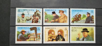 Churchill - Dominica 1974 - Mi 404/409 - serija, čiste (Rafl01)