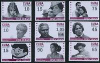 CUBA nežigosane znamke - Filmski igralci 2009
