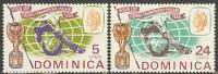 DOMINICA nogomet - SP 1966 nežigosani znamki