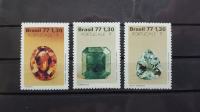 dragi kamni - Brazilija 1977 - Mi 1629/1631 - serija, čiste (Rafl01)