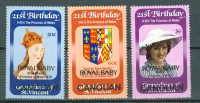 Grenadini St. Vincent 1982 Diana CANOUAN serija MNH** 7% Michela