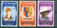 Grenadini St. Vincent 1982 Diana MAYREAU serija MNH** 7% Michela