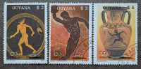 Gvajana 1987 – celotna serija umetnost, šport, olimpijada