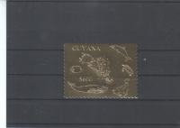 GVAJANA - ŽIVALI, RIBE, ZLATA znamka** - 22€ - (msmk)