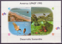 KOSTARIKA 1995 PTICE ŽIVALI FLORA NARAVA ** Mi 1451/1454 * serija (24)