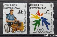 leto invalidov - Dominicana 1981 - Mi 1307/1308 - čiste (Rafl01)