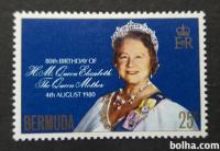 mati kraljica - Bermuda 1980 - Mi 390 - čista znamka (Rafl01)