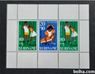 mladina, otroci - Suriname 1967 - Mi B 7 - blok, čist (Rafl01)