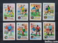 nogomet - Grenada 1974 - Mi 574/581 - serija, čiste (Rafl01)