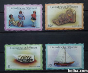 obrt - Grenadines of St. Vincent 1986 - Mi 479/482 - čiste (Rafl01)