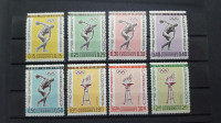 olimpijska zgodovina - Paragvaj 1962 - Mi 1103/1110 - čiste (Rafl01)
