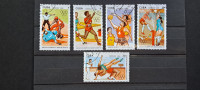 olimpijske igre - Kuba 1990 - Mi 3363/3368 - žigosane (Rafl01)
