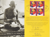 OZN NEW YORK 2009 MAHATMA GANDHI ** maksimum karta