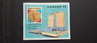 razstava znamk - Kuba 1974 - Mi B 43 - blok, žigosan (Rafl01)