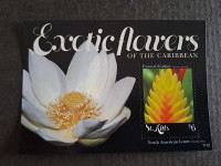St. Kitts - flora, cvetje, rože, blok, lotus