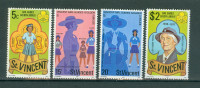 St. Vincent Karibi 1977 skavtinje serija MNH**