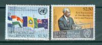 St. Vincent Karibi 1981 članstvo v OZN serija MNH**