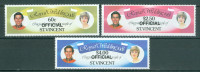 St. Vincent Karibi 1982 poroka Charles in Diana serija pretisk MNH**