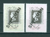 St. Vincent Karibi 1990 100 let britanskih znamk serija MNH**
