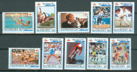 St. Vincent Karibi 1992 šport OI Barcelona serija MNH** 7% Michela