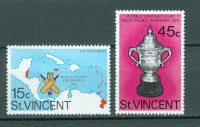 St. Vincent Karibi šport kriket serija MNH** 7% Michela