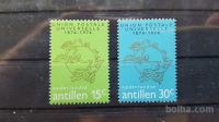 stoletnica pošte - Nizozemski Antili 1974 -Mi 287/288 -čiste (Rafl01)