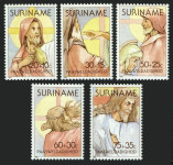 SURINAM 1981 VELIKA NOČ RELIGIJA ** Mi 938/942 ** serija (16)