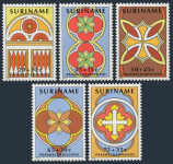 SURINAM 1982 VELIKA NOČ RELIGIJA ** Mi 978/982 ** serija (16)